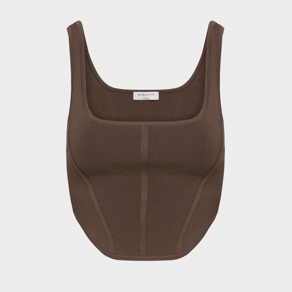 Babaton Brown Tank Top